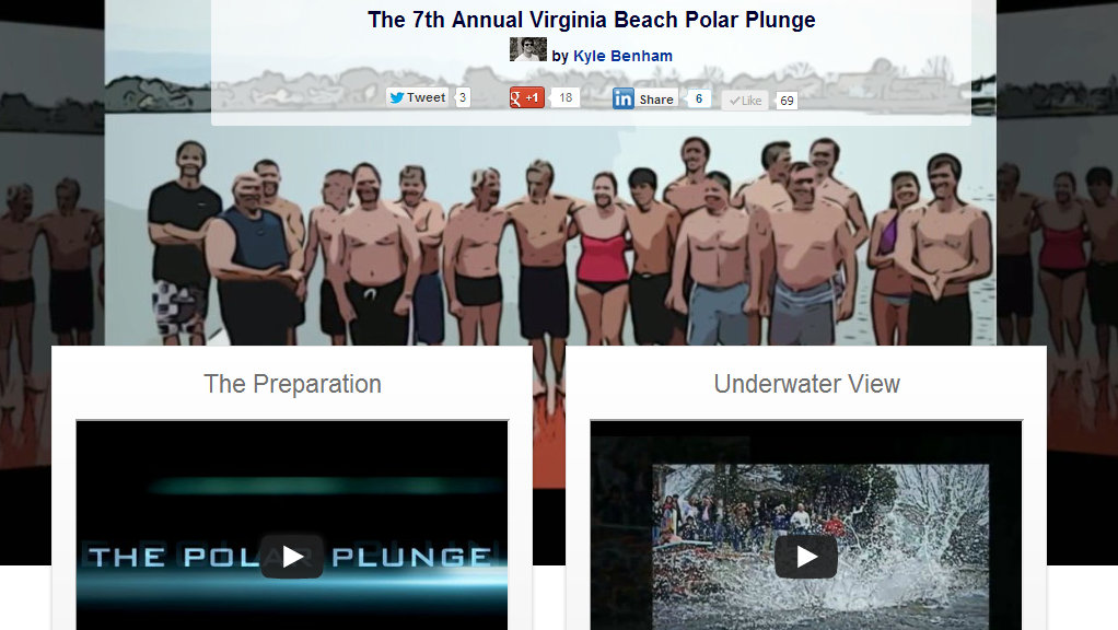 The Polar Plunge by A Modern Website