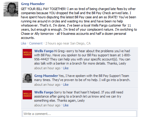 wells fargo response to comments