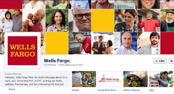 wells fargo facebook page